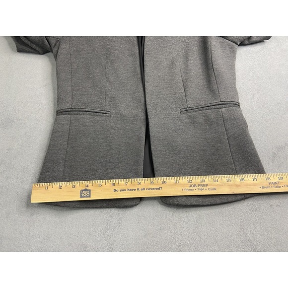 J.Crew Blazer Womens 4 Gray Going Out Stretch Twill H2743 Career‎ Workwear Open - Picture 7 of 10